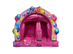 1,5m Plattform Pink Party Konturierte Rutsche