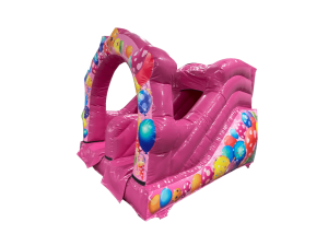 1,5m Plattform Pink Party Konturierte Rutsche