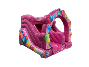 1,5m Plattform Pink Party Konturierte Rutsche