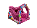 1,5m Plattform Pink Party Konturierte Rutsche