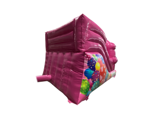 1,5m Plattform Pink Party Konturierte Rutsche