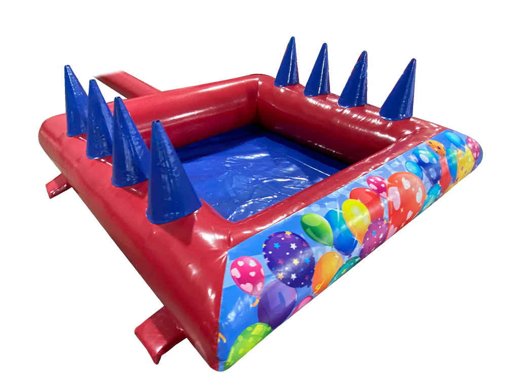 2.3m x 2.3m Blue & Red Party Ball Pond