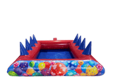 2.3m x 2.3m Blue & Red Party Ball Pond