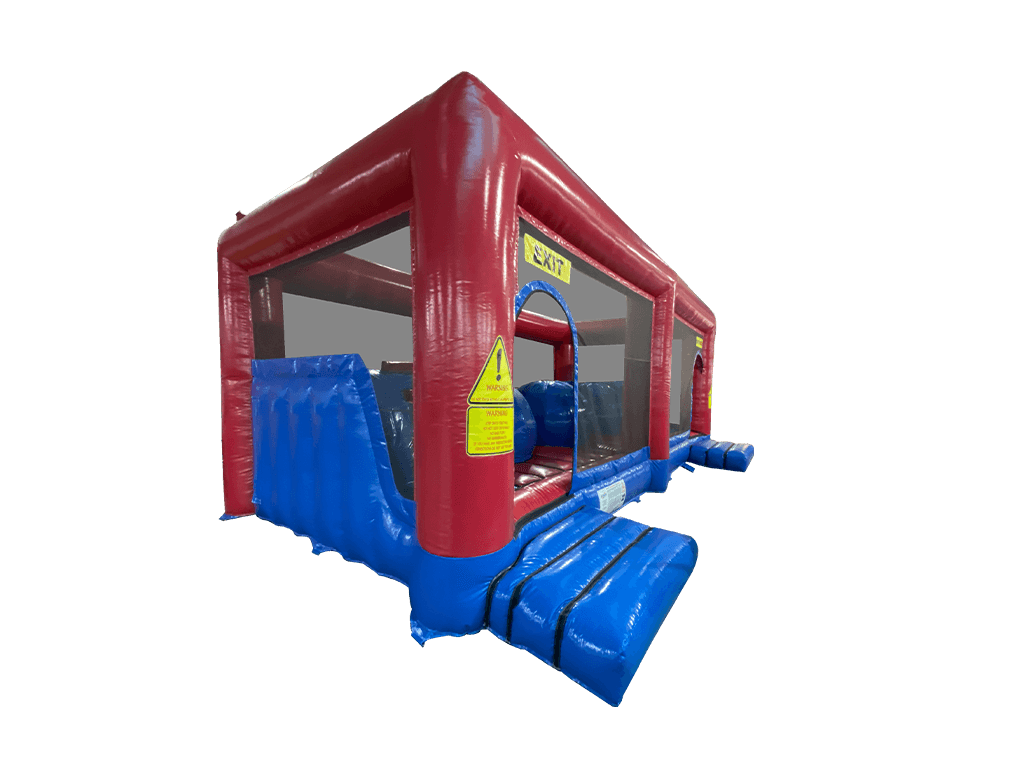 Blue & Red Bouncing Balls Interactive Inflatable Game