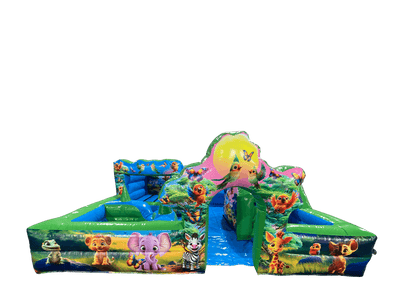 15x15ft Jungle Contoured Playpark