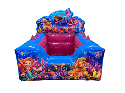 Mermaid Contoured High Back Ball Pool