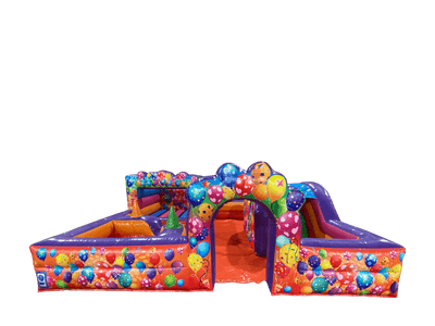 15x15ft Multicoloured Party Contoured Mini Playzone