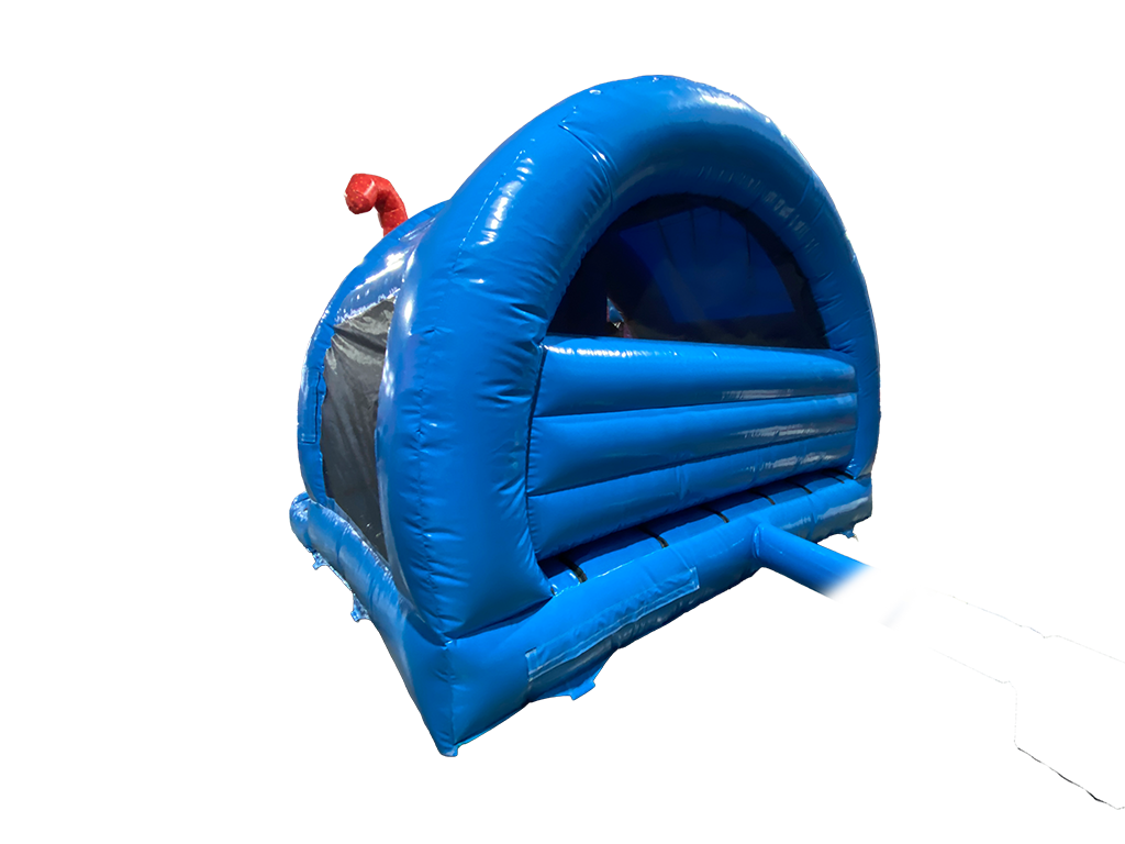 Combinado tobogán frontal curvo 3D pulpo 5x4.3m