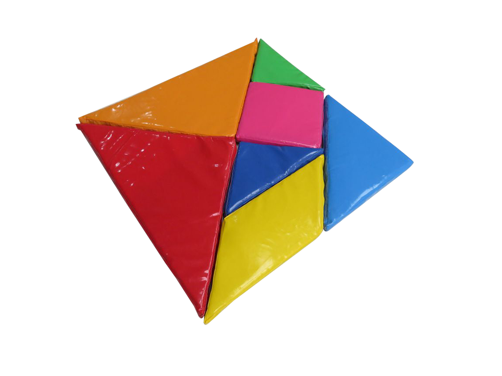 Tangram Puzzel 7-Stuks Zacht Speelset