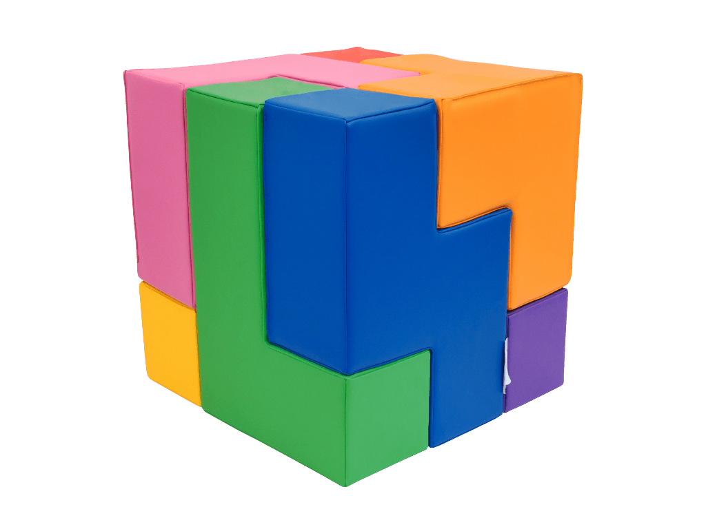 Set de cubo Soma para juego suave en bolsa