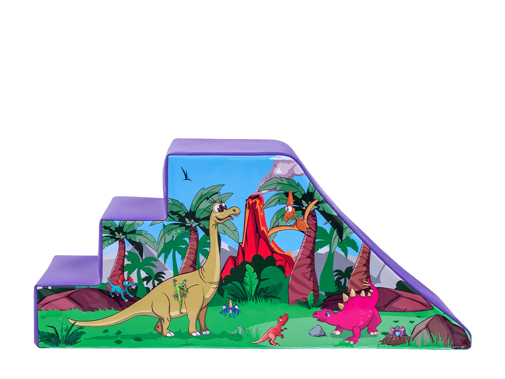 Dinosaur Soft Play Wedge Slide