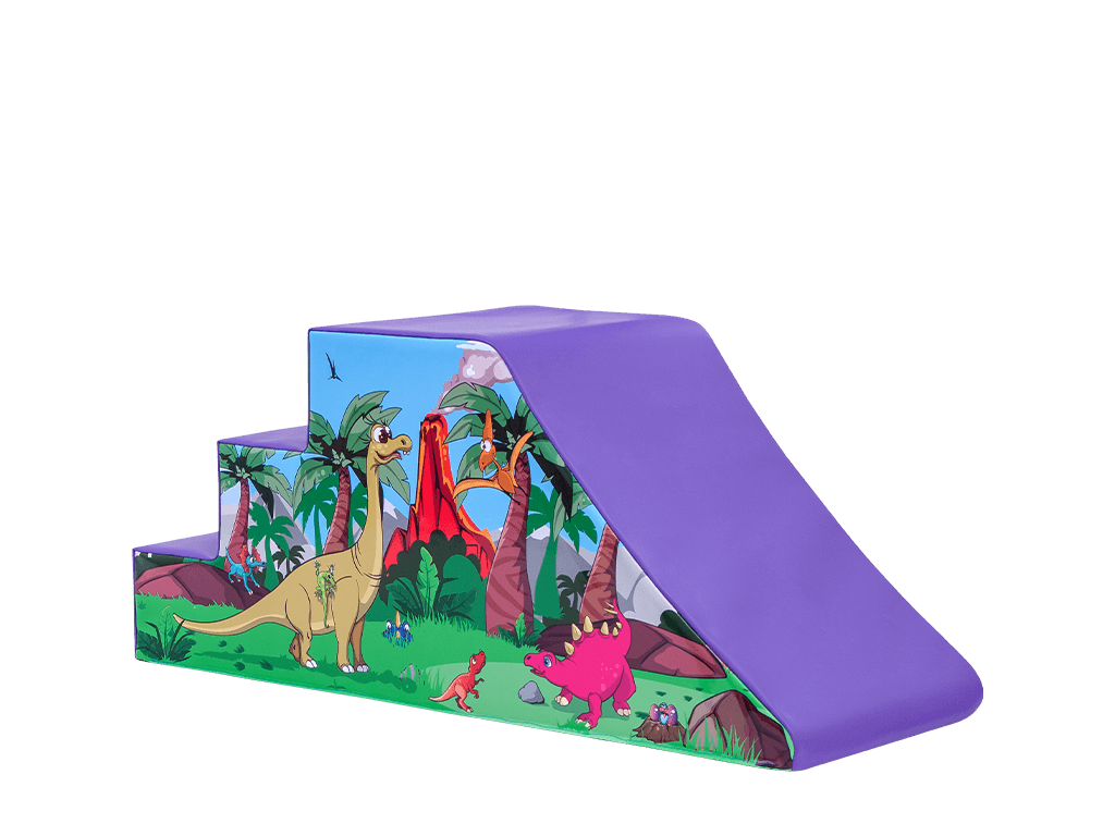 Dinosaur Soft Play Wedge Slide