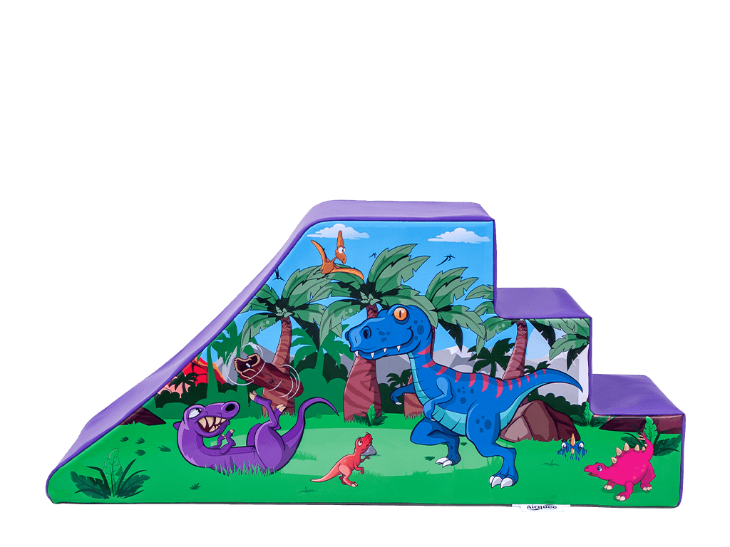 Dinosaur Soft Play Wedge Slide