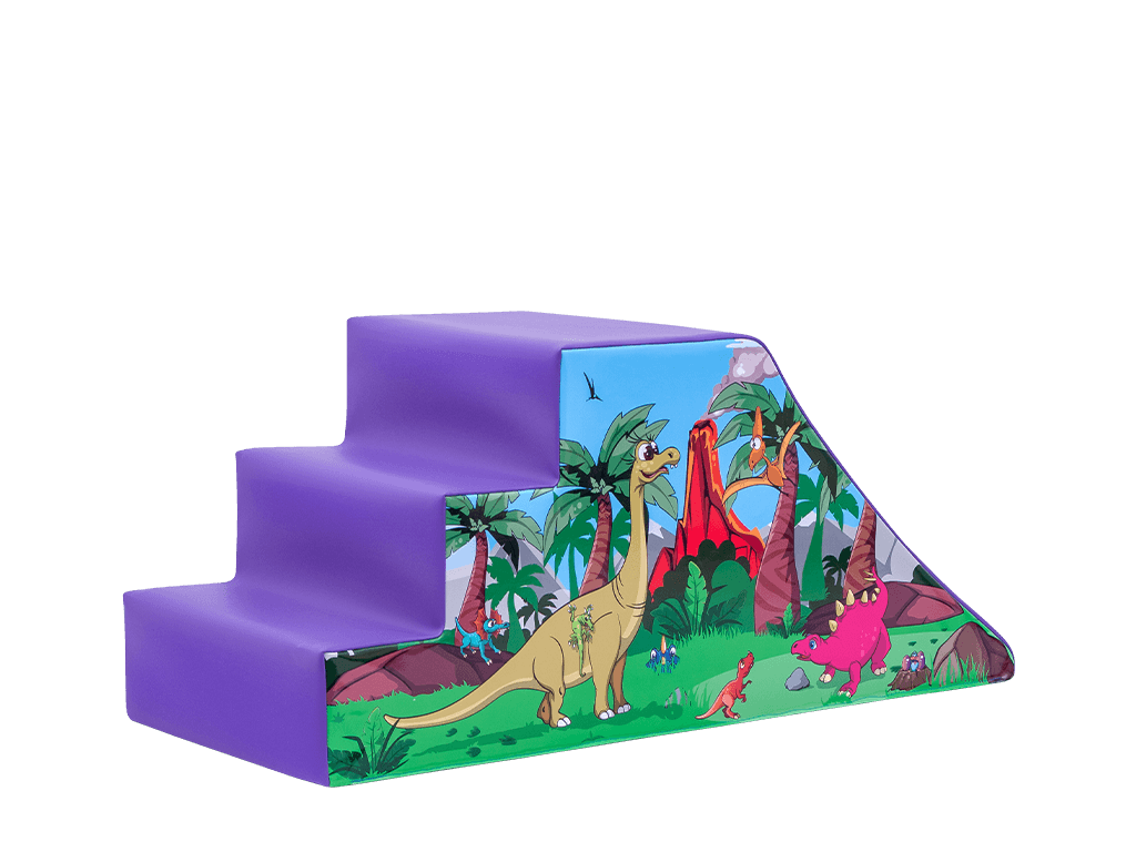 Dinosaur Soft Play Wedge Slide