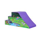 Toboggan en coin de jeu doux Jungle