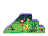 Toboggan en coin de jeu doux Jungle