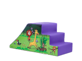 Toboggan en coin de jeu doux Jungle