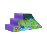 Toboggan en coin de jeu doux Jungle