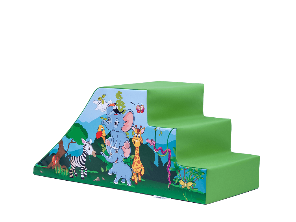 Scivolo a Cuneo Soft Play Giungla Baby