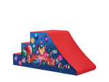 Blue and Red Party Soft Play Wedge Slide