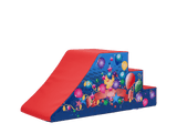 Blue and Red Party Soft Play Wedge Slide