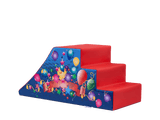 Blue and Red Party Soft Play Wedge Slide