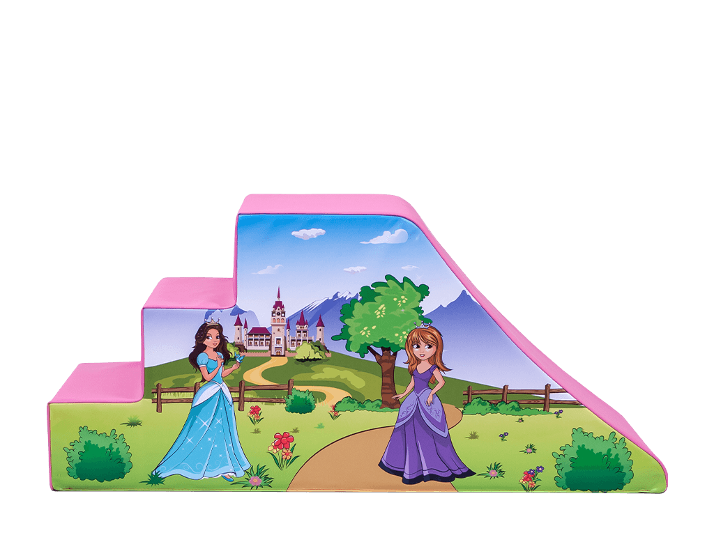 Prinzessinnen Softplay Keilrutsche