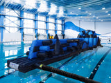 Schwarz & Blau Doppeltes Trouble Pool aufblasbar