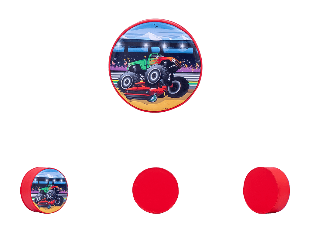 19 db Monster Truck puha játék készlet