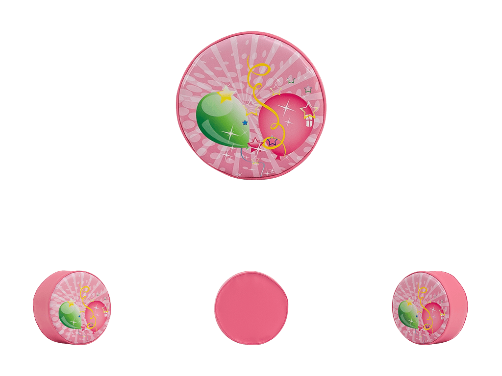 19pcs Pink Party Soft Play Set