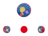 Set Soft Play Festa Blu e Rossa da 19 pezzi