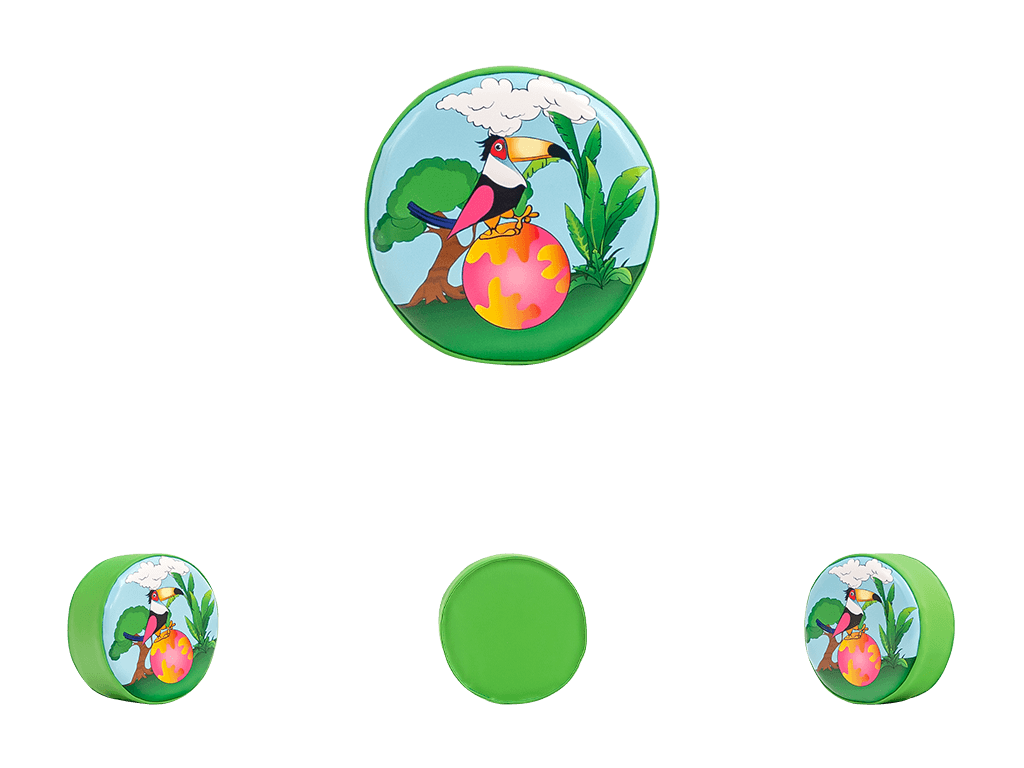 19-delig Baby Jungle Zacht Speel Set