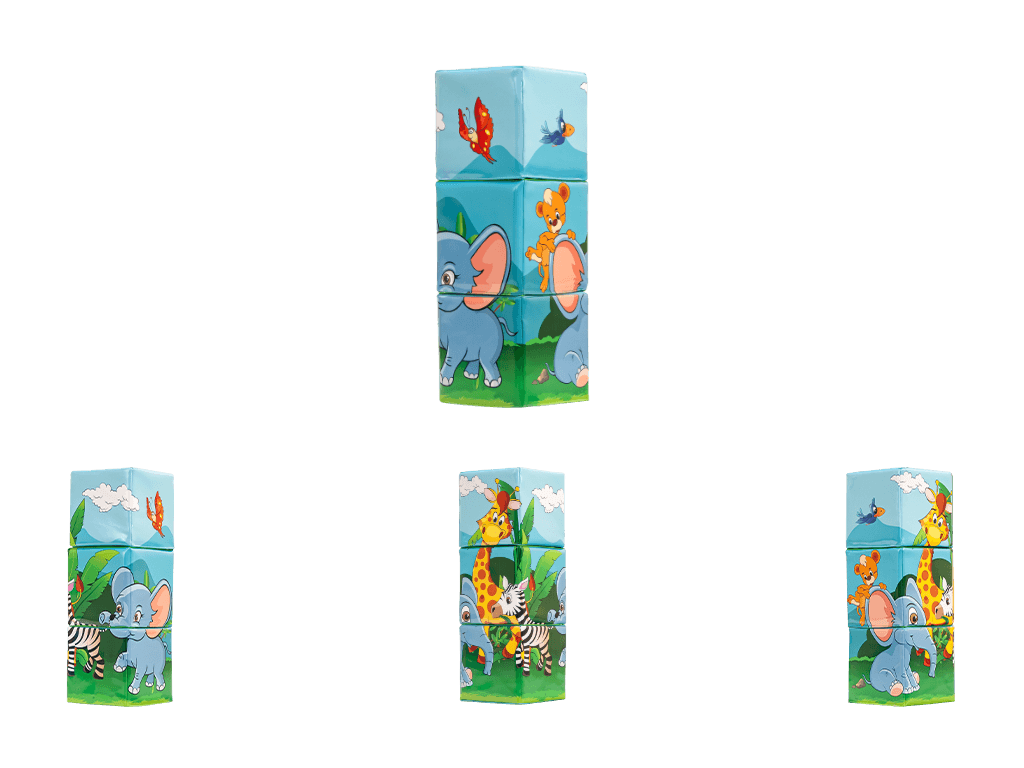 19-delig Baby Jungle Zacht Speel Set