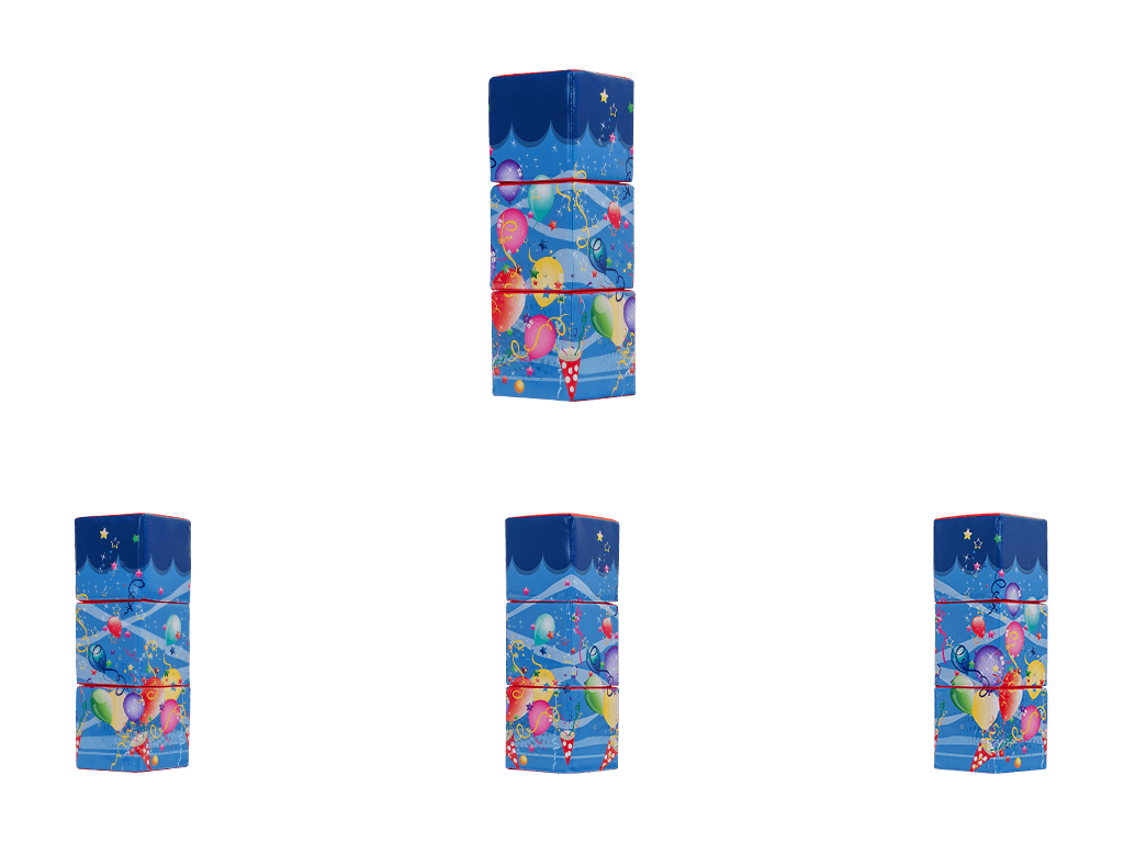 Set Soft Play Festa Blu e Rossa da 19 pezzi