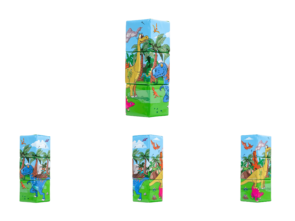18pcs Dinosaur Soft Play Set
