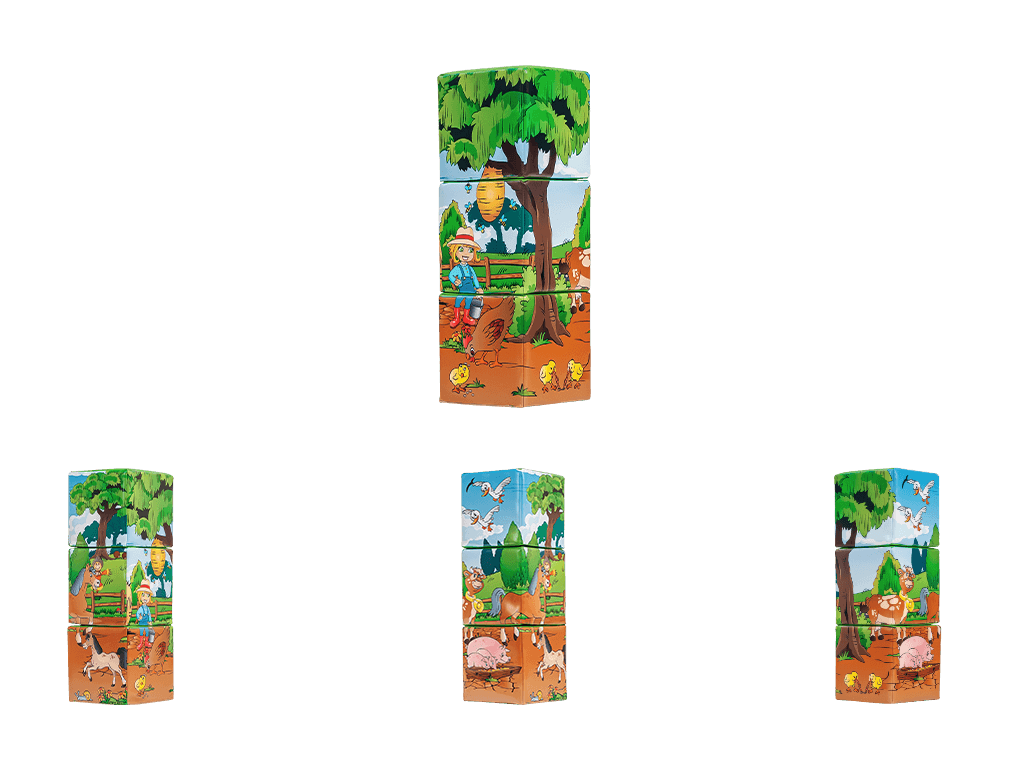 19pcs Farm Soft Play Set