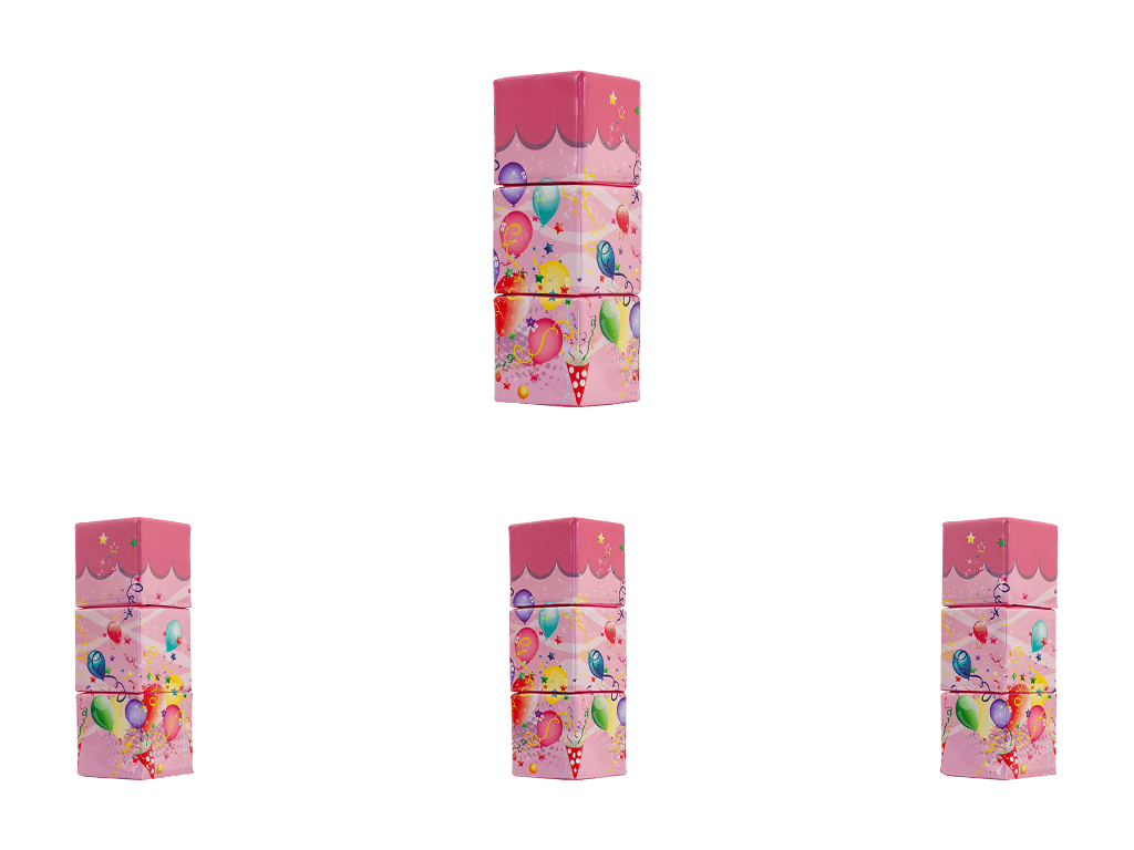 19pcs Pink Party Soft Play Set