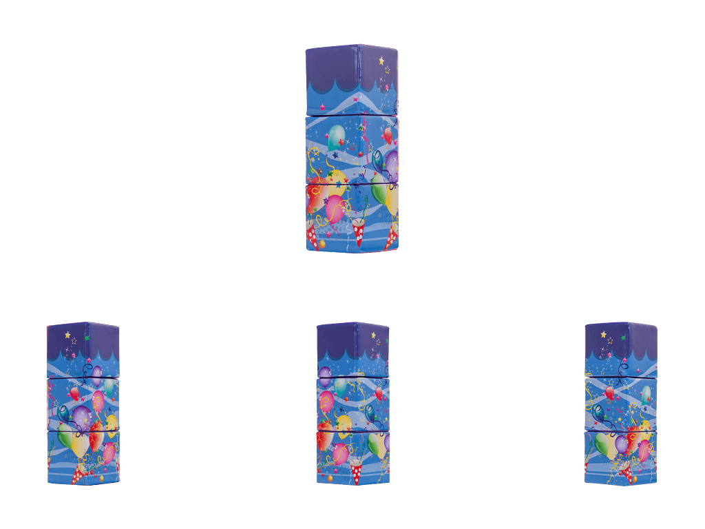 Conjunto Soft Play Festa Roxa de 19 peças