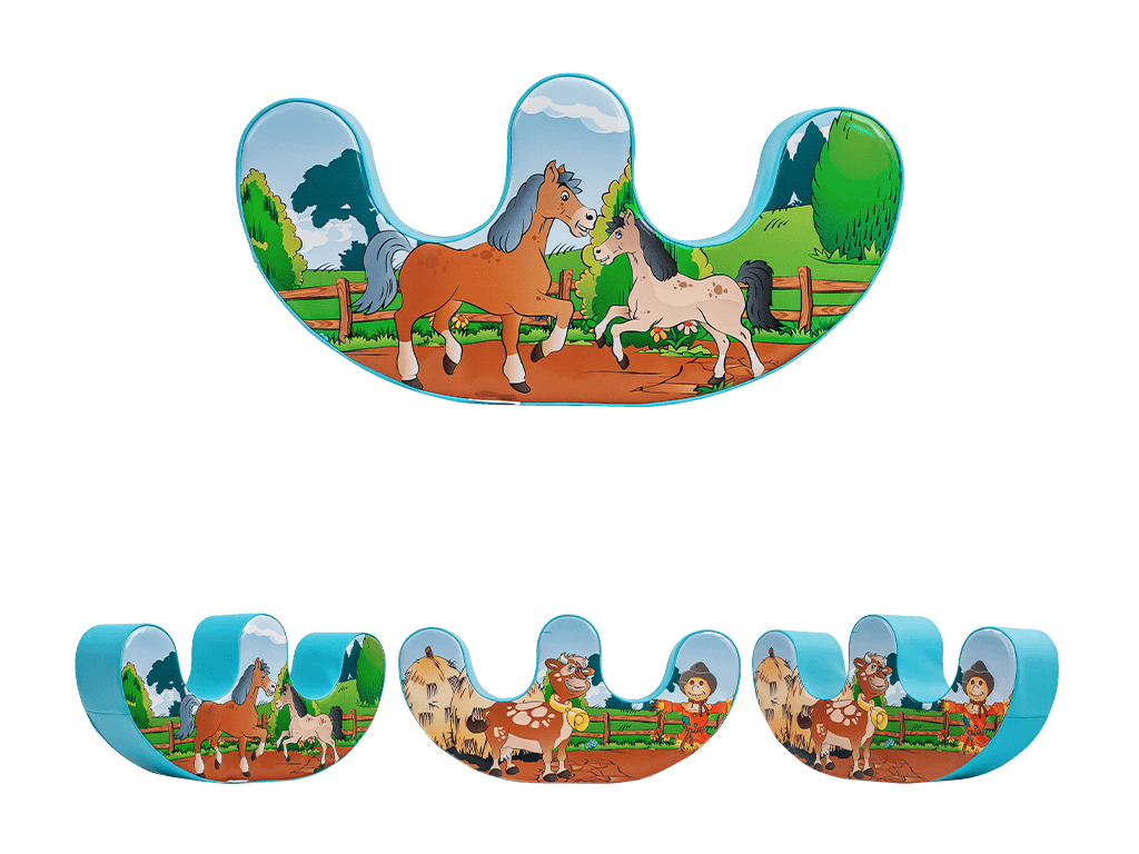 19pcs Farm Soft Play Set
