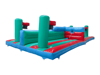 5.2x11.8m Dual Lane Equalizer with Basketball Hoops
