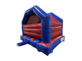 Estructura en A de velcro azul y rojo 4x4 m