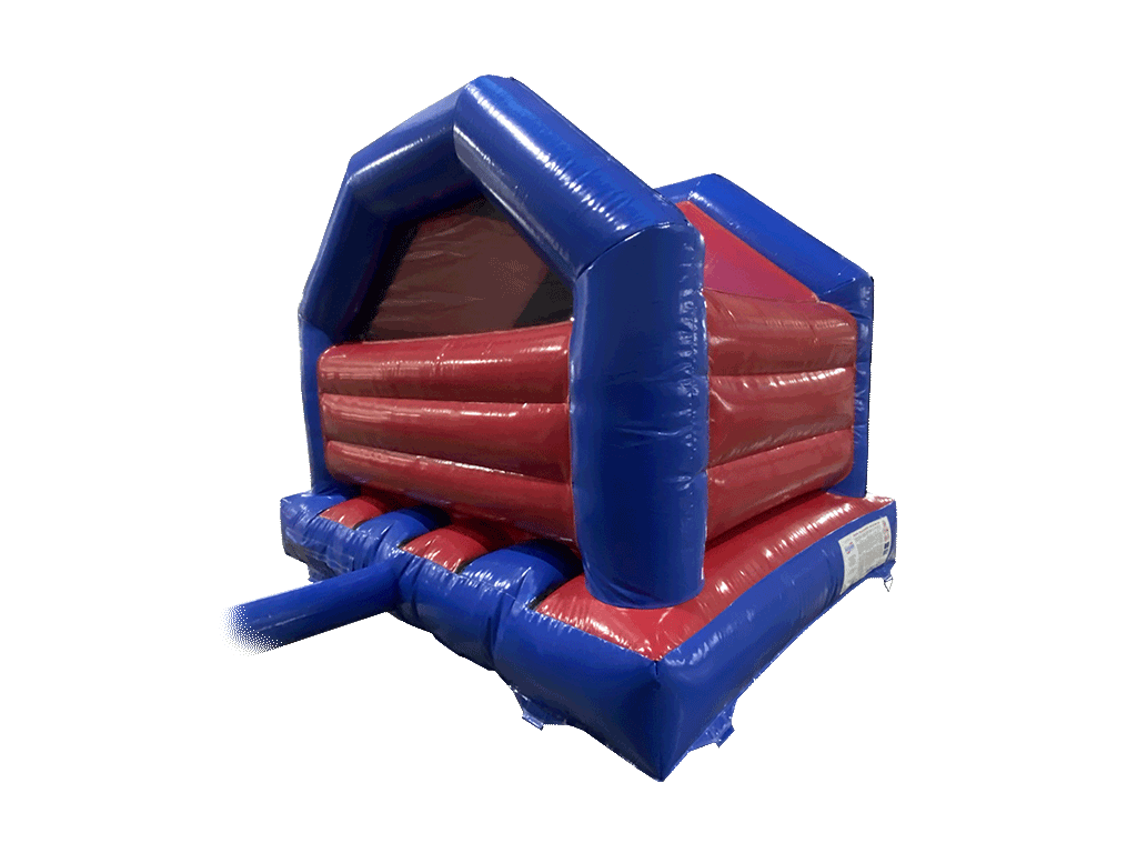Estructura en A de velcro azul y rojo 4x4 m