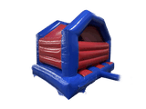Estructura en A de velcro azul y rojo 4x4 m