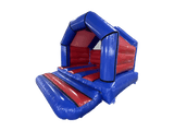 Estructura en A de velcro azul y rojo 4x4 m