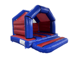 Estructura en A de velcro azul y rojo 4x4 m
