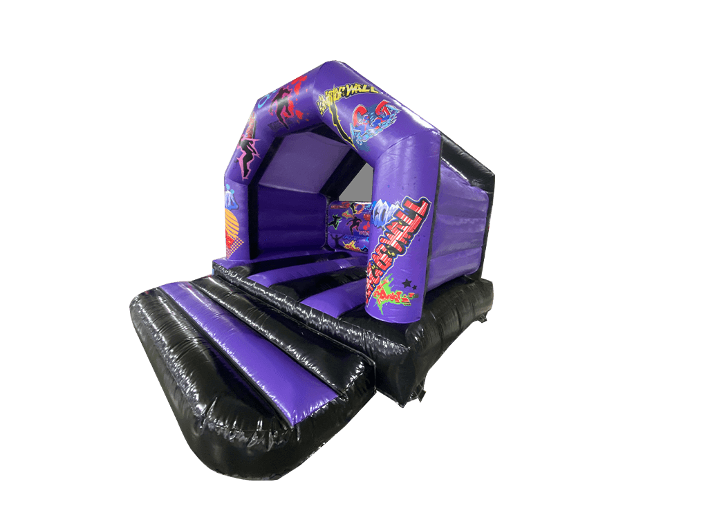 4x4m Purple & Black Graffiti A Frame