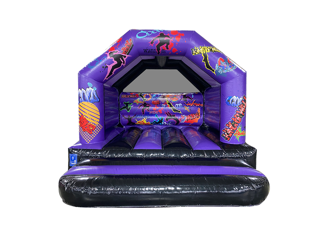 4x4m Purple & Black Graffiti A Frame
