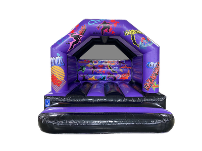 4x4m Purple & Black Graffiti A Frame