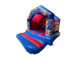 4x4m Blau & Rot Party A-Rahmen - Disco-Bereit