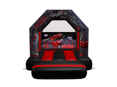 12x10ft Black & Red Graffiti A Frame